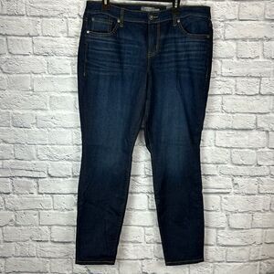 Torrid Mid-Rise Skinny Dark Wash Jeans Size 18 TALL NWT